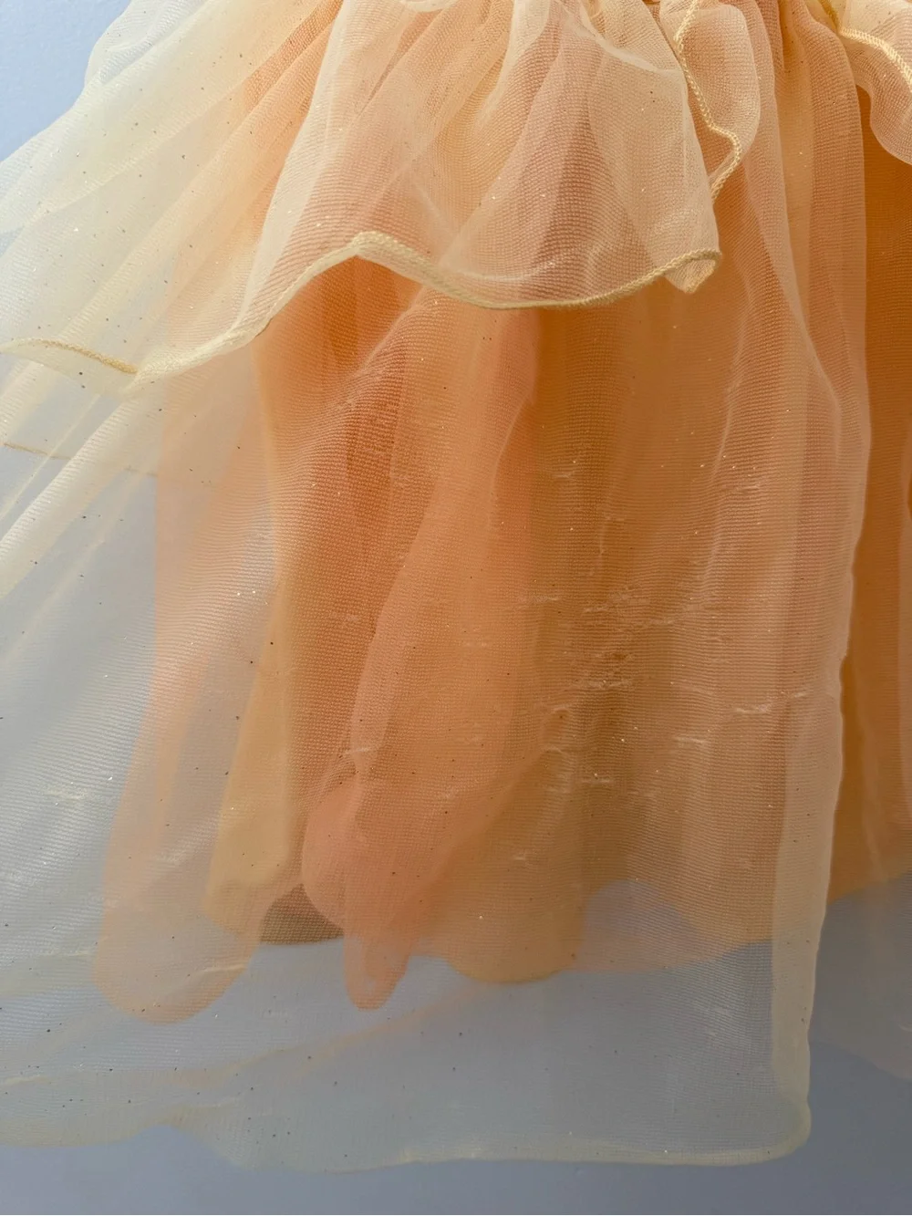 Disney Yellow Belle Dress with Pink Rose Detail